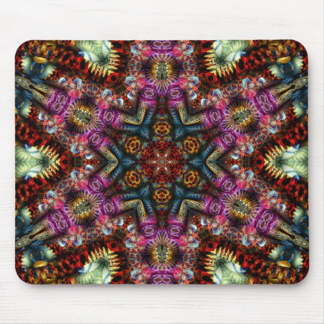 Lucky Mandala Star Mousepad (Frente)