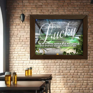 Lucky Poster - Abstrato Blarney Stone Wall Art
