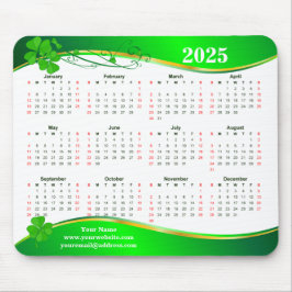 Lucky Shamrock 2025. Mousepad