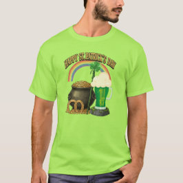 Lucky Shamrock Horsfere Orgulho Irlandês T-Shirt