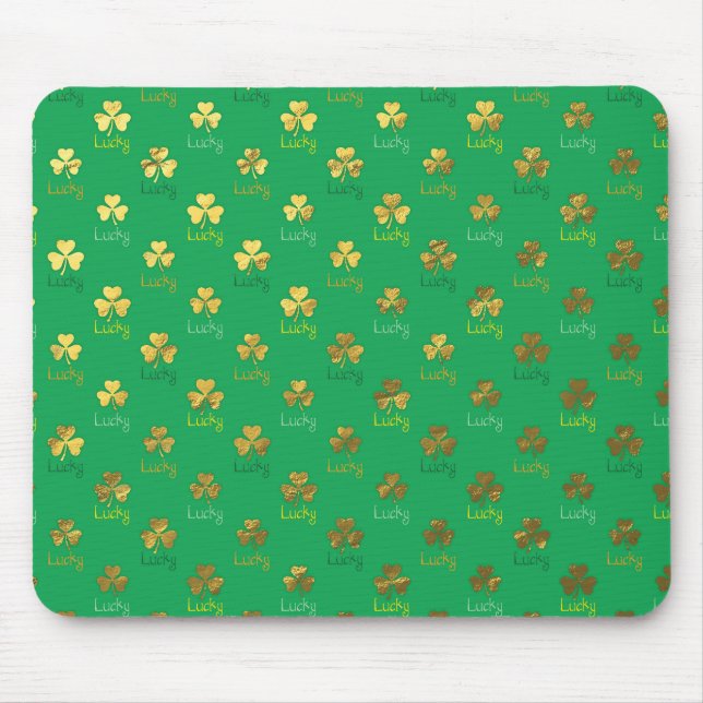Lucky Shamrock Mousepad (Frente)