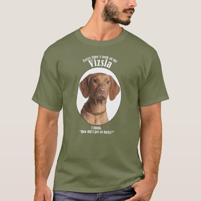 Lucky Vizsla T-Shirt (Frente)