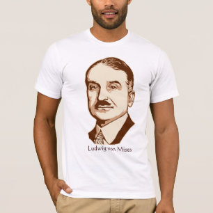 Ludwig von Mises personalizou o t-shirt das