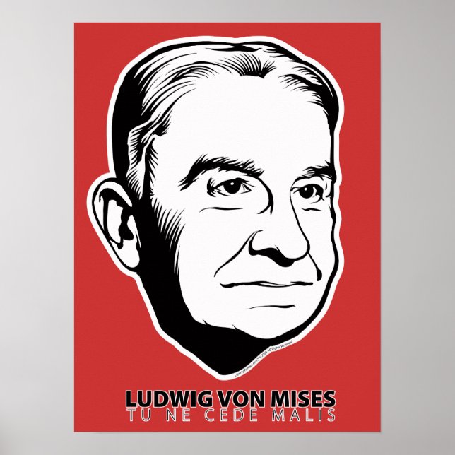 Ludwig von Mises Poster (Frente)