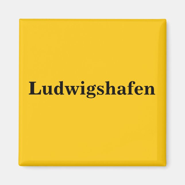 Ludwigshafen íman escudo Gold Gleb (Frente)