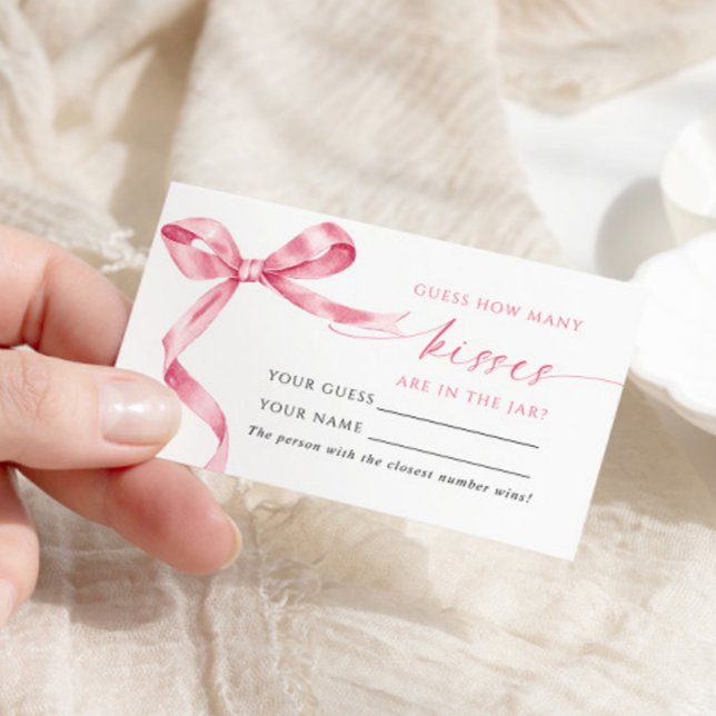 Lugar Arco Rosa Quantos Kisses Cartão de Jogo de Chá (Criador carregado)