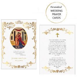 Lugar Belo Cartão de Oração Ortodoxo de Casamento Ortodo