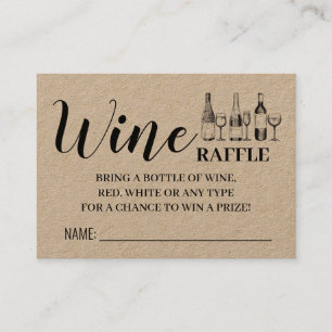 Lugar Bilhete de espingarda de vinho - cartão de chá esp