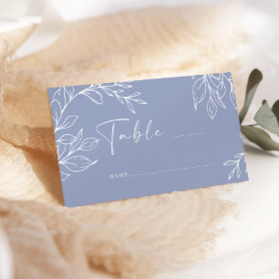Lugar Cartão de Escolta de Casamento Simples de Flor Per