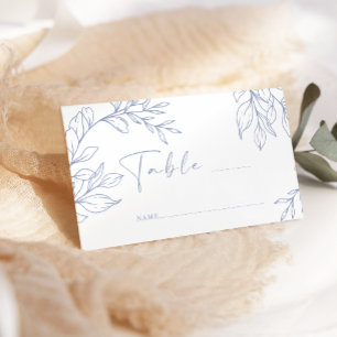 Lugar Cartão de Escolta de Casamento Simples de Flor Per