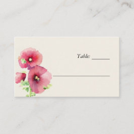 Lugar Cartão de Local de Casamento Floral de Flor Selvag