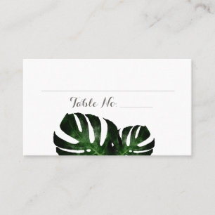 Lugar Cartão de Localidade Tropical Monstera Fern