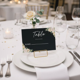 Lugar Cartão de Localização de Casamento com Caligrafia 