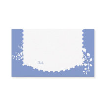 Cartão de Mesa para Casamento Lírio-do-Valle