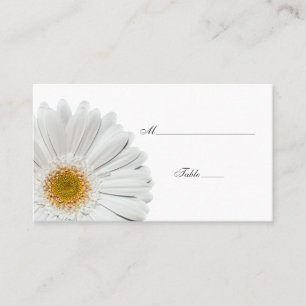 Lugar Cartão de Ocasião Especial Gerbera Daisy White