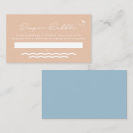 Lugar Cartão de Raffle Tropical de Fralda Bebê OCEANSIDE