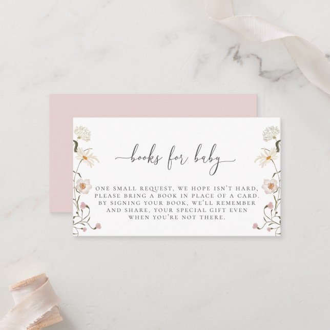 Lugar Cartão de Receptáculo de Pedido de Livro Selvagem (Frente/Verso In Situ)