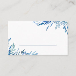 Lugar Cartão de vazio azul