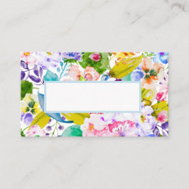 Lugar Cartão de Visita Romântico de Casamento Romântico