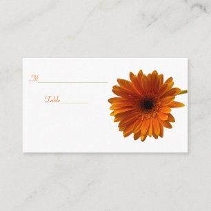 Lugar Cartão especial de ocasião Orange Gerbera Daisy