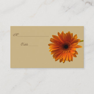 Lugar Cartão especial de ocasião Orange Gerbera Daisy