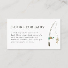 Pequenos Chás de fraldas de pescador para cartão d