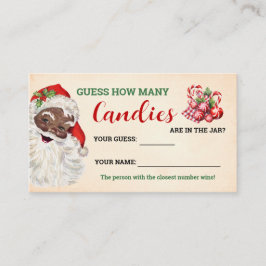 Lugar Quantos Papais noeis Canadianos Cartão de Jogo de 