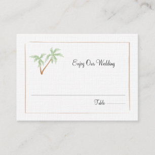 Lugar Sede de Casamento de Palm Tree / Cartão Escort