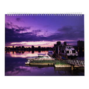 Lugares impressionantes do calendário de mundo
