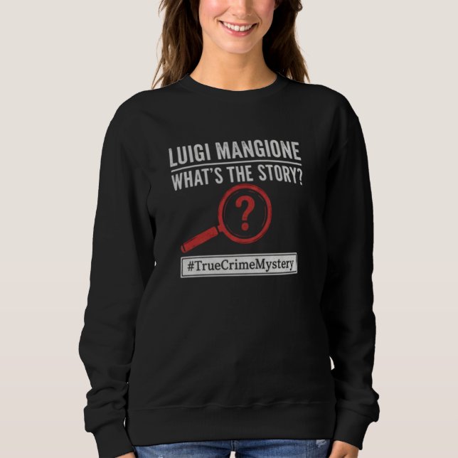 Luigi Mangione - Qual é a História? Camiseta miste (Frente)