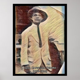 Luisa Capetillo Poster vintage