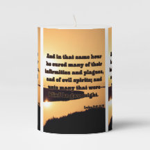 Luke 7:21 KJV - Escritura de Escritura de Bíblia