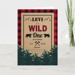 Lumberjack Primeiro Aniversário, Convite Selvagem