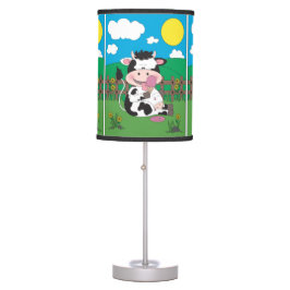 Luminária De Mesa Cartoon de Vaca