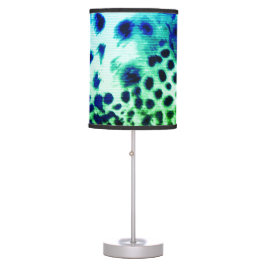 Luminária De Mesa Lâmpada de Mesa para impressão verde-exótica