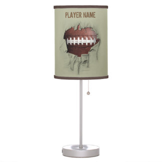 Luminária De Mesa Lâmpada de Mesa Personalizada de Futebol Torn