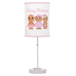 Luminária De Mesa Lâmpada de Natal de Pão Rosa