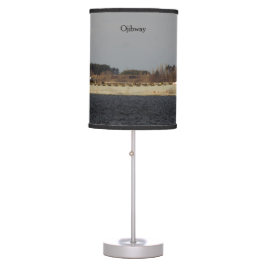 Luminária De Mesa Lâmpada e sombra Ojibway