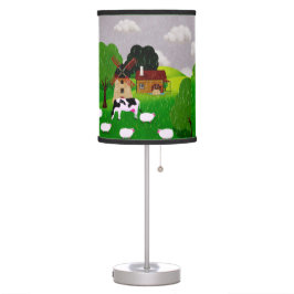 Luminária De Mesa Moinhos de vento na aldeia