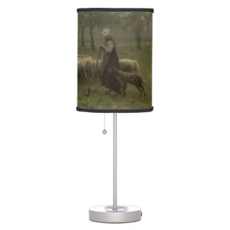 Luminária De Mesa Pastores com rebanho de ovelha, Anton Mauve