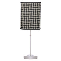 Pepita Clássica Houndstooth, Cinza Negra