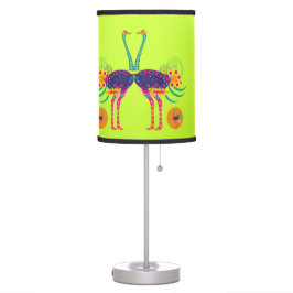 Luminária De Mesa Um par de avestruzes ornamentados