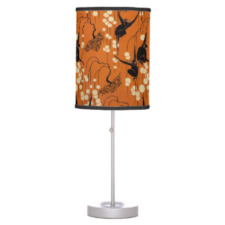 Luminária De Mesa Vintage Deco Macacos Modernos