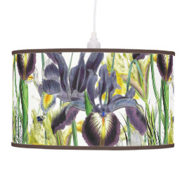 Luminária De Teto Iris Floral Fantasy White