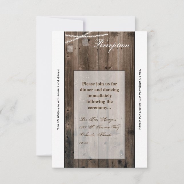 Luminárias de Corda com Pote de Pedra para Cartão  (Frente)