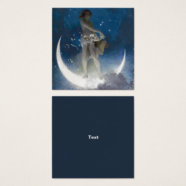 Luna Deusa em Estrelas Disparadoras Noturnas (Frente & Verso)