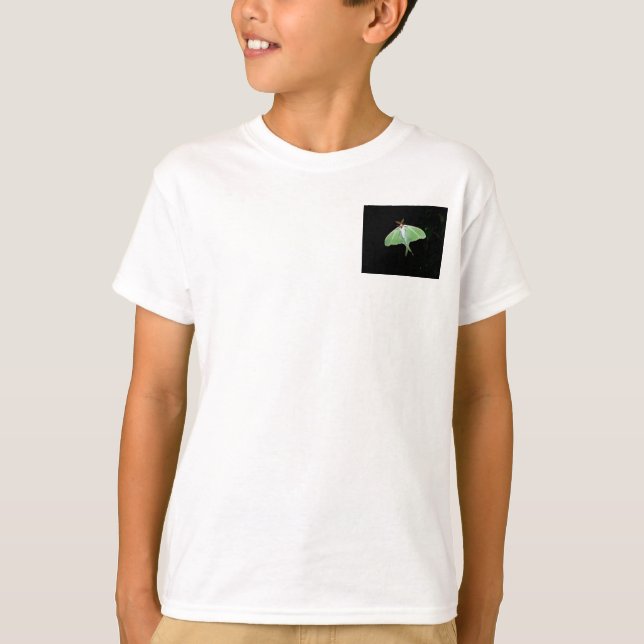 Luna Moth Boys T-Shirt (Frente)