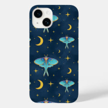 Luna Moth Celestial Moons & Stars Marinho
