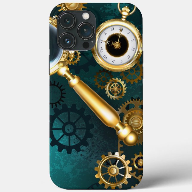 Lupa no estilo Steampunk (Verso)