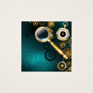 Lupa no estilo Steampunk